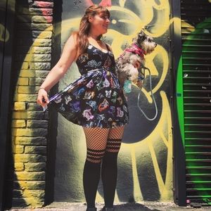 Blackmilk Eevee Glow Sheer Tier Dress Limited